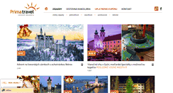Desktop Screenshot of primatravel.sk