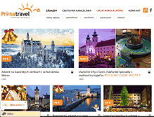 Tablet Screenshot of primatravel.sk